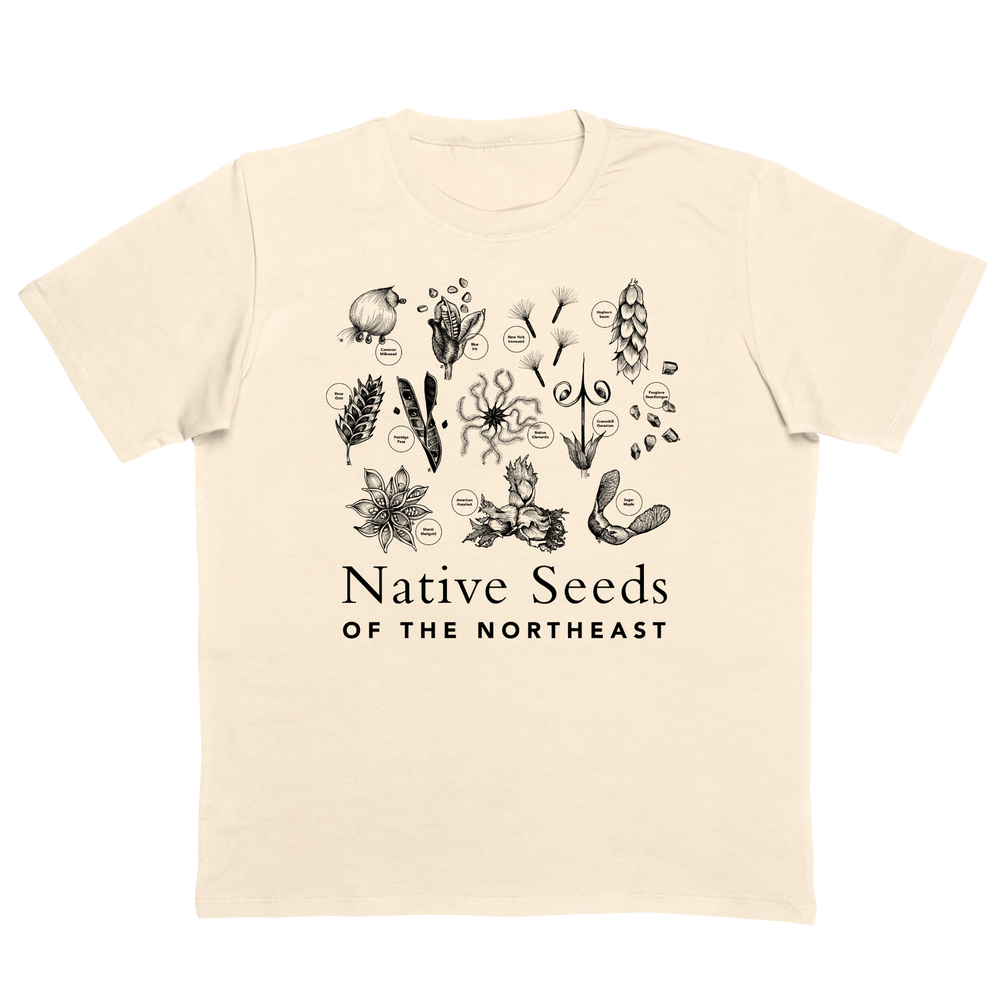 Native Seeds of the Northeast Youth T-Shirt - Oatmeal