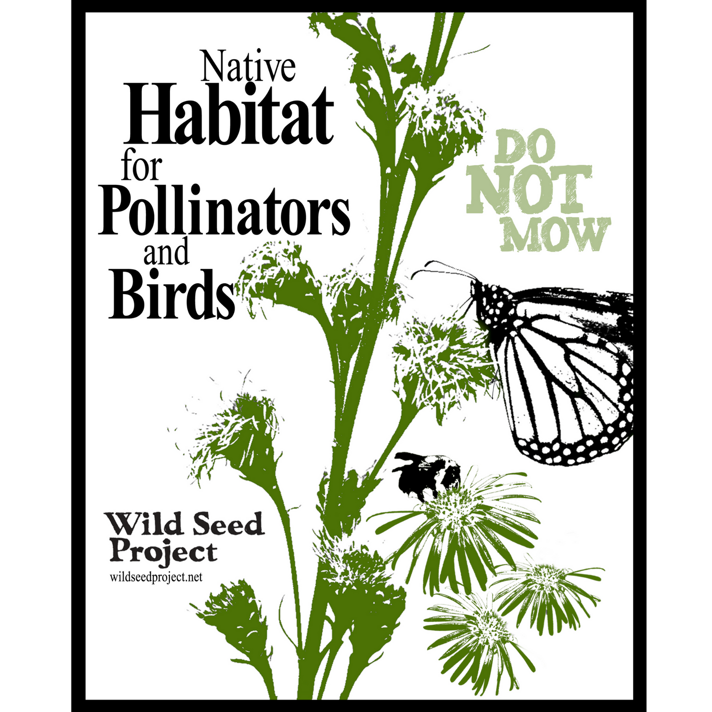 Native Pollinator Habitat Sign