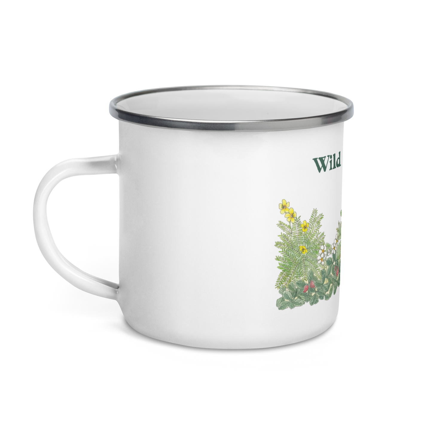 Wild Strawberry Enamel Mug