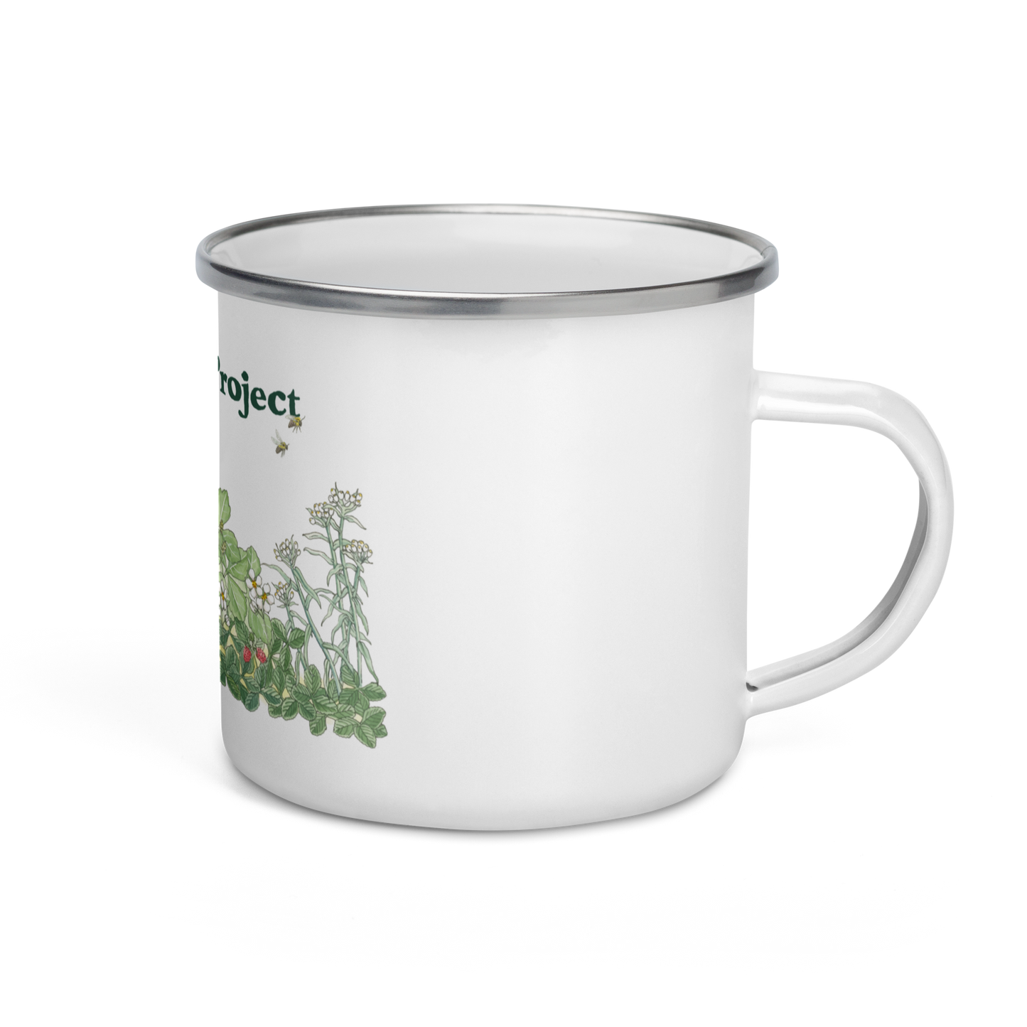 Wild Strawberry Enamel Mug