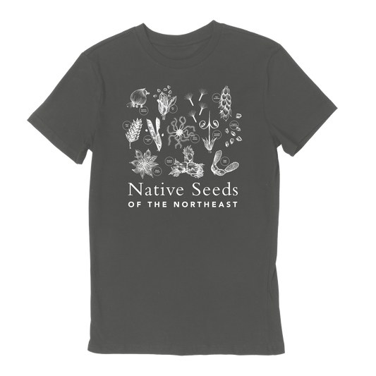 Native Seeds of the Northeast Adult T-Shirt - Slate