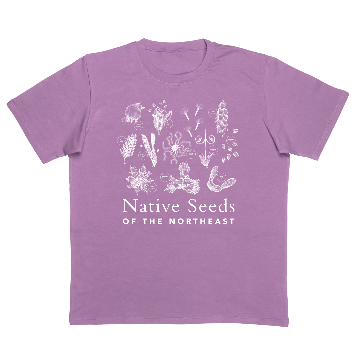 Native Seeds of the Northeast Youth T-Shirt - Eggplant