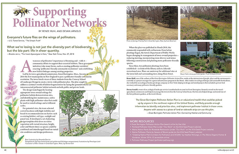 Wild Seed magazine Volume 6 2020: Supporting Pollinator Networks